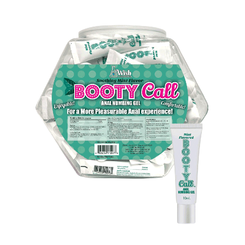 Booty Call Anal Numbing Gel – 65ct Fishbowl Mint