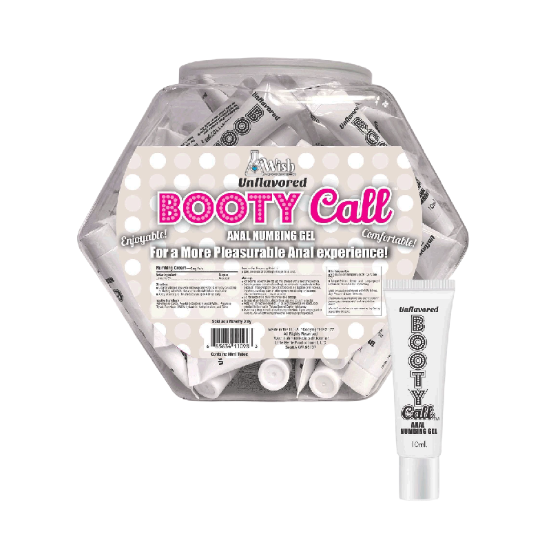 Booty Call Anal Numbing Gel – 65ct Fishbowl Unflavored