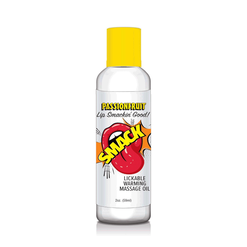 Smack Warming & Lickable Oil – 2oz Passionfruit