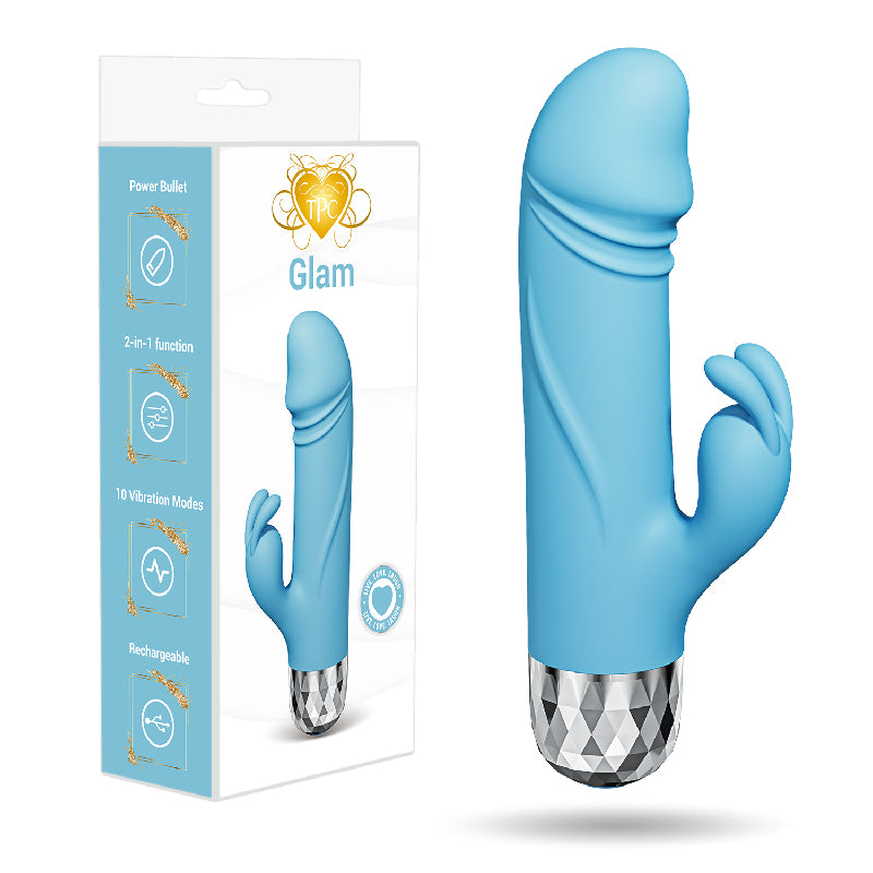 Glam Mini Rabbit – Blue